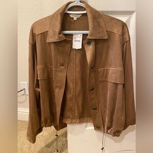 Max Studio faux suede jacket
